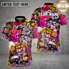 Maxcorners Golf Graffiti Beer Cartoon Ball Street Style Multi Options Personalized Name, Team Name 3D Shirt