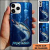 Maxcorners Underwater Bubble Custom Name Fishing Phone Case