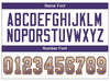 Maxcorners Custom White Purple-Gold Drift Fashion Football Jersey LM2605