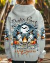 Maxcorners Let's Get Toasted Boos Halloween All Over Print LM2101