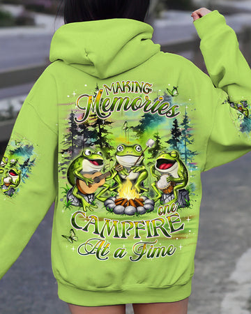 Maxcorners Making Memories One Campfire At A Time Frog All Over Print LM1501
