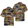 Maxcorners Retro Hot Rod 3D Hawaiian Shirt