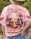 Maxcorners Some Girls Are Just Born With Camping All Over Print LM2101
