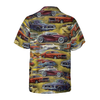 Maxcorners Retro Hot Rod 3D Hawaiian Shirt