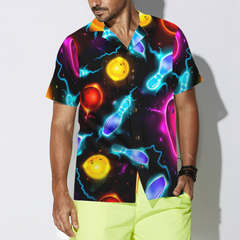 Maxcorners Bowling Space Color Hawaiian Shirt