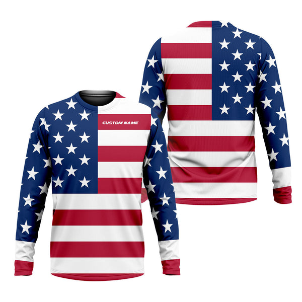 Maxcorners Custom Flag Golf Shirt, Golfing Apparel, Patriotic Golf Shirts, Mens Golf Gift