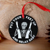 Maxcorners Personalized Funny Naughty Skeleton Couple - Ornament