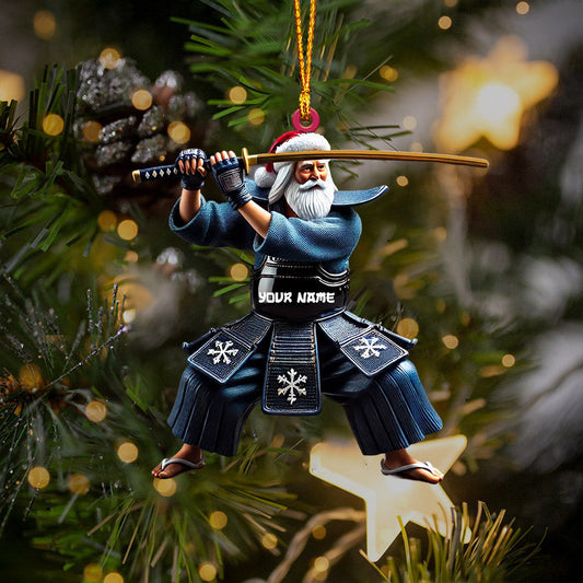 Maxcorners Samurai Home Decor Christmas Ornament, Personalized Ornament 2D Flat LM2211
