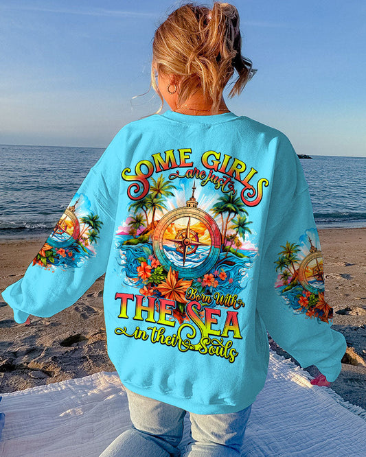 Maxcorners Sea In Soul Compass All Over Print LM2101