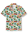 Maxcorners Camping Bus Surf Palm Trees Seamless Hawaiian Shirt LM1501