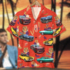 Maxcorners Custom Classic Car Photo Hawaiian Shirt, Gift For Car Lovers