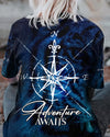 Maxcorners Adventure Awaits Compass All Over Print LM2101
