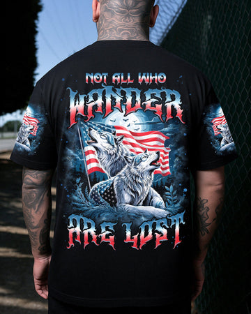 Maxcorners Not All Who Wander Are Lost Wolf All Over Print LM1501