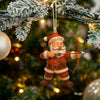 Maxcorners Archery Santa Christmas, Home Decor, Christmas Ornament, Personalized Ornament 2D Flat LM2111