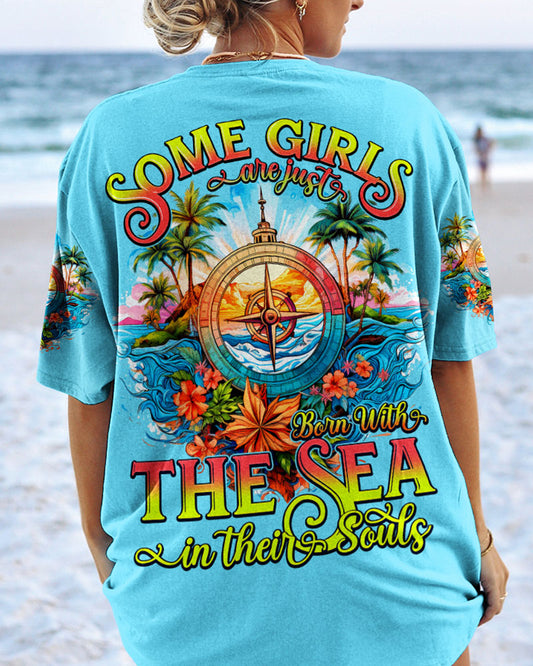 Maxcorners Sea In Soul Compass All Over Print LM2101