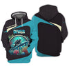 Maxcorners 3D Full Print Scuba Diving T-Shirts Personalized Name Gift For Diver Lovers LM2111