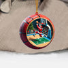 Maxcorners Ball Basketball Decor Christmas Ornament, Personalized Ornament 2D Flat LM2211