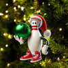 Maxcorners Custom Name Bowling Christmas Ornament, Bowling Lover Christmas Gift 2D Flat LM2111