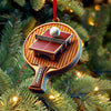 Maxcorners Custom Name Ping Pong Ornament, Christmas Gift for Ping Pong Lover 2D Flat LM2211