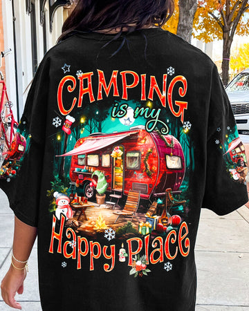 Maxcorners Camping Is My Happy Place Christmas All Over Print LM2101