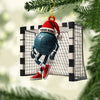 Maxcorners Goalkeeper Home Decor Christmas Ornament, Personalized Ornament 2D Flat LM2211