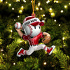 Maxcorners Baseball Player Christmas Ornament, Personalized Ornament 2D Flat LM2211