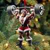 Maxcorners Custom Name and Photo Gym Ornament, Gymnastics Christmas Decoration 2D Flat LM2111