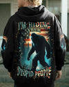 Maxcorners I'm Hiding From Stupid People Bigfoot All Over Print LM1601