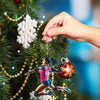 Maxcorners Custom Ornament, Handball Woman Ornament, Christmas Decor 2D Flat LM2211