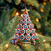 Maxcorners Custom Name Archery Christmas Tree Ornament, Christmas Gift 2D Flat LM2211