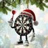 Maxcorners Darts Christmas Ornament, Personalized Ornament 2D Flat LM2211