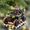 Maxcorners Custom Name Mountain Truck Ornament, Christmas Gift 2D Flat LM2111