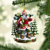 Maxcorners Santa Discovery Home Decor Christmas Ornament, Personalized Ornament 2D Flat LM2211