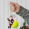 Maxcorners Custom Name Tennis Ornament, Christmas Gift for Tennis Lover 2D Flat LM2111
