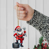 Maxcorners Custom Name Mechanic Santa Ornament, Mechanic Christmas Gift 2D Flat LM2111