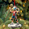 Maxcorners Custom Name and Number Volleyball Ornament, Volleyball Lover Christmas Gift 2D Flat LM2111