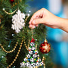 Maxcorners Football Christmas Tree Ornament, Personalized Ornament 2D Flat LM2211
