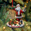 Maxcorners Custom Name Santa Ornament, Santa Christmas Gift1 2D Flat LM2111