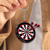 Maxcorners Classic Bullseye Darts 3D Keychain