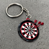 Maxcorners Classic Bullseye Darts 3D Keychain