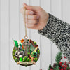 Maxcorners Custom Name Ireland Ornament, Christmas Gift for Ireland Lover5 2D Flat LM2111