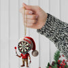 Maxcorners Custom Name Dart Ornament, Christmas Gift Decoration 2D Flat LM2211