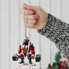 Maxcorners King Kong Weight Lifting Christmas Ornament, Personalized Ornament 2D Flat LM2211