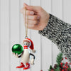 Maxcorners Custom Name Bowling Christmas Ornament, Bowling Lover Christmas Gift5 2D Flat LM2111