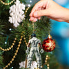 Maxcorners Cricket Ball Player Christmas Ornament, Personalized Ornaments 2D Flat LM2211