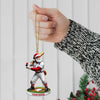 Maxcorners Custom Name and Number Baseball Ornament, Baseball Christmas Gift 2D Flat LM2111