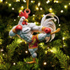 Maxcorners Chicken Muay Thai Christmas Ornament, Personalized Ornament 2D Flat LM2211