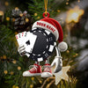 Maxcorners Poker Casino Christmas Ornament, Personalized Ornament 2D Flat LM2211