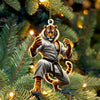 Maxcorners Tiger Karate Ornament, Personalized Ornament 2D Flat LM2211