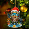 Maxcorners Diver, Home Decor, Christmas Ornament, Personalized Ornament5 2D Flat LM2111